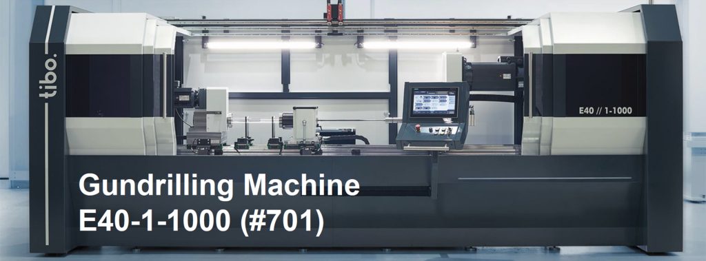 TIBO Gundrilling Machine E40 1 1000 (#701)